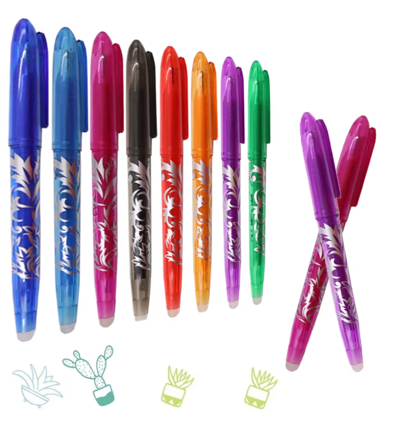 Multicolor erasable pens 8/4pcs