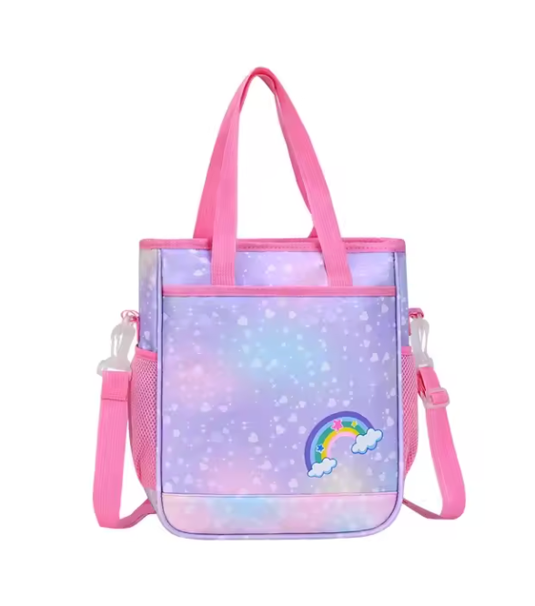 cute rainbow backpack organizational for children teens