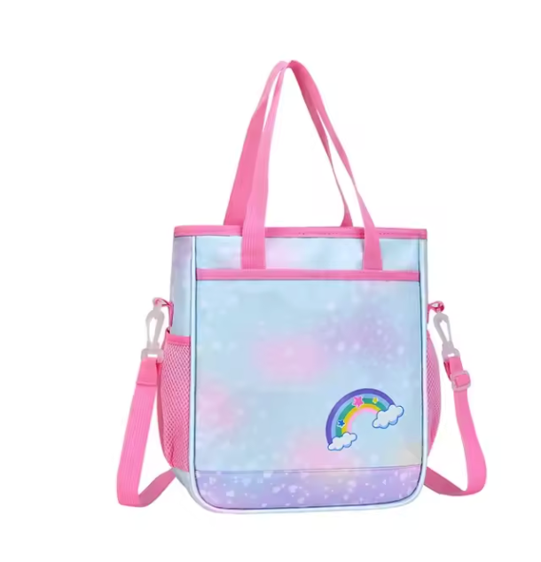 cute rainbow backpack organizational for children teens